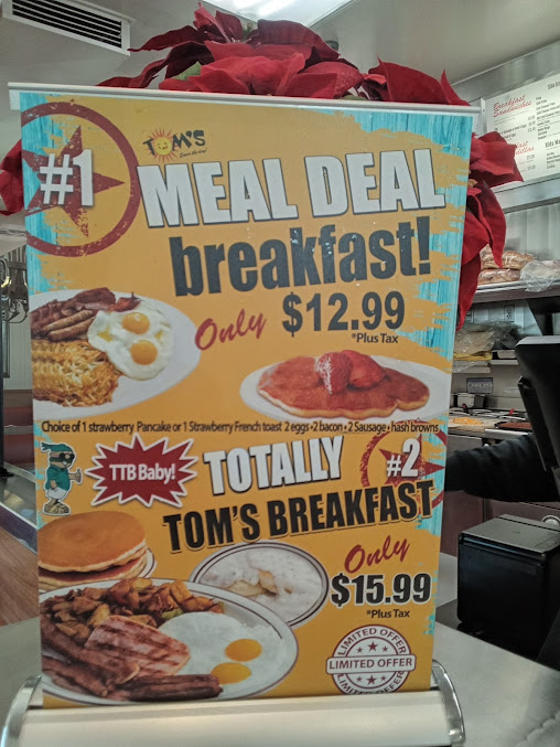 Menu Toms Famous Family Restaurant - 22