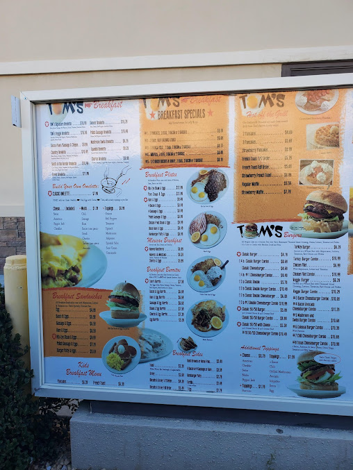 Menu Toms Famous Family Restaurant - 24