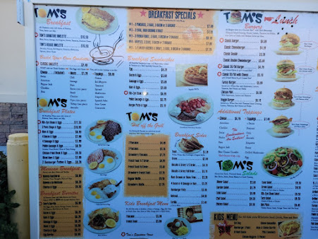 Menu Toms Famous Family Restaurant - 26