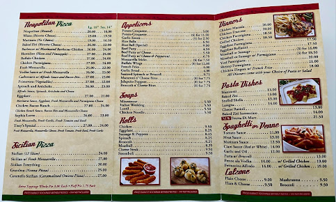 Menu Tony's Pizzeria Corporation - 20