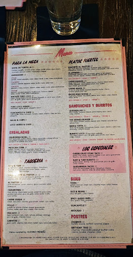 Menu Toro Loco - 22