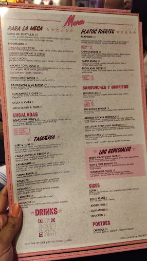 Menu Toro Loco - 24