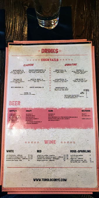 Menu Toro Loco - 25
