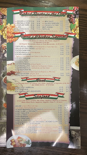Menu Torre's Italian Restaurant & Pizza - 20