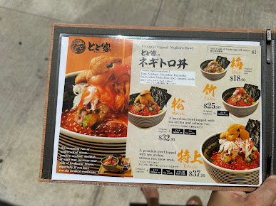 Menu Totoya Alamoana - 23