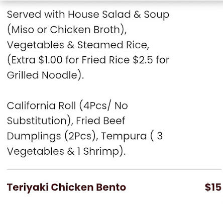 Menu Totto Sushi Grill - 25