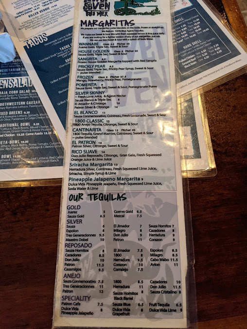 Menu Tower 7 Baja Mexican Grill - 25