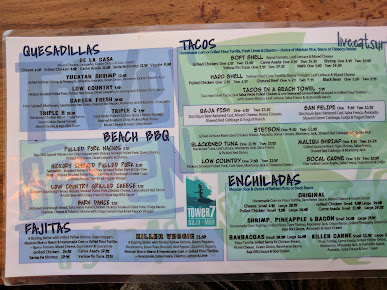 Menu Tower 7 Baja Mexican Grill - 28