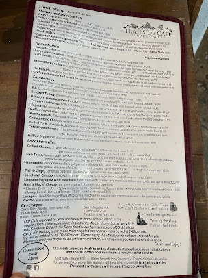 Menu Trailside Cafe Beer Garden - 20