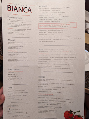 Menu Trattoria Bianca - 23