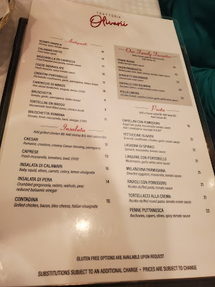Menu Trattoria Oliverii - 21