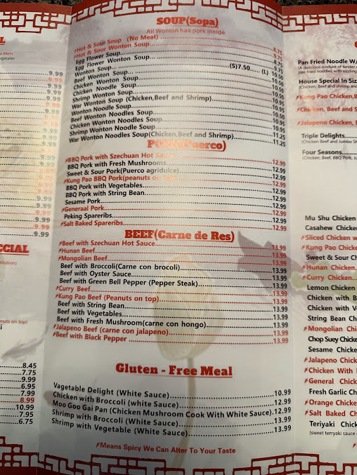 Menu Treasure Dragon Chinese Cuisine - 21