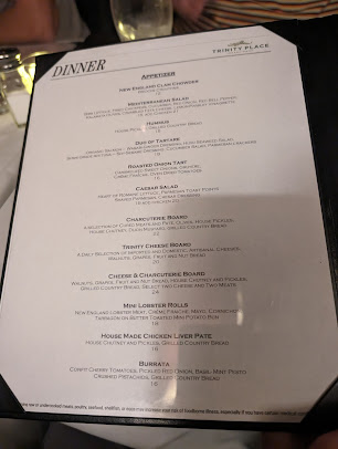 Menu Trinity Place Restaurant And Bar - 24