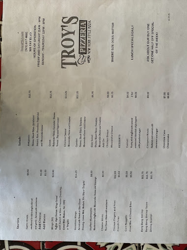 Menu Troys Pizzeria - 20