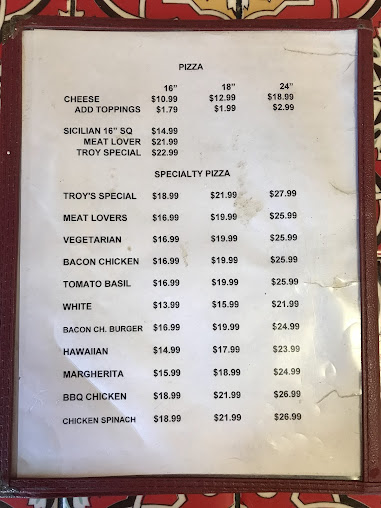 Menu Troys Pizzeria - 22