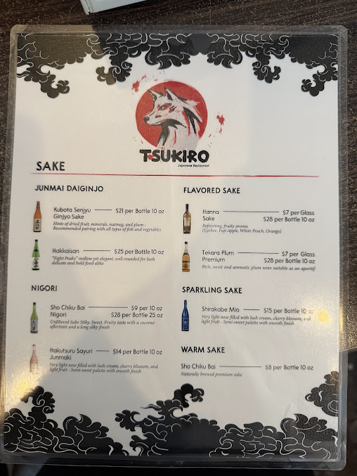 Menu Tsukiro Japanese Restaurant - 21