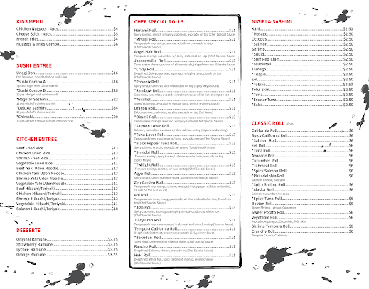 Menu Tsukiro Japanese Restaurant - 24