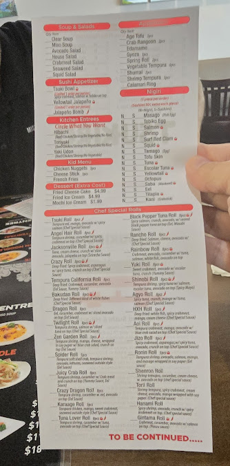 Menu Tsukiro Japanese Restaurant - 25
