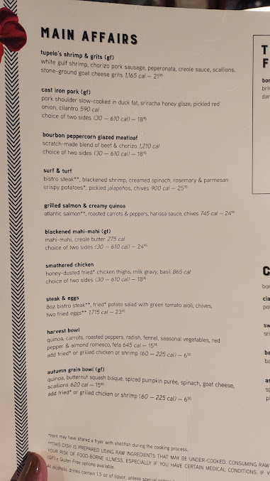 Menu Tupelo Honey Southern Kitchen & Bar - 26