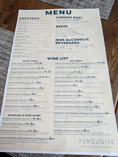 Menu Turquoise Cafe & Restaurant - 20