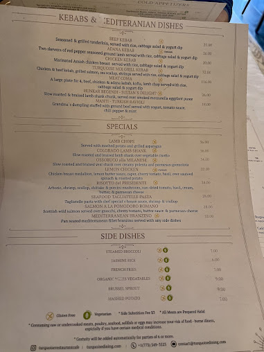 Menu Turquoise Cafe & Restaurant - 22