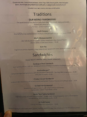 Menu Twin Anchors Restaurant & Tavern - 28