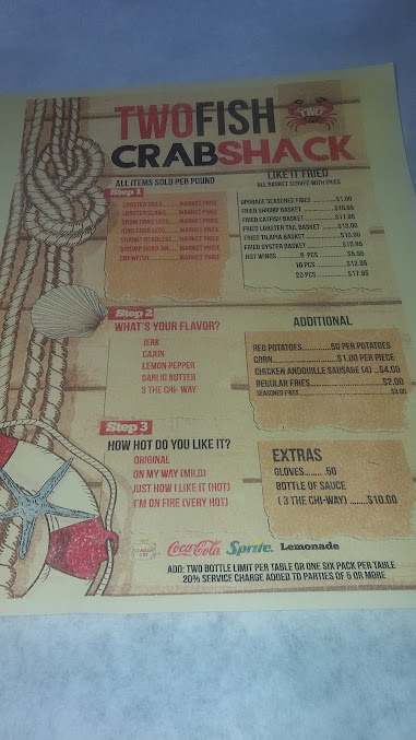 Menu Two Fish Crab Shack - 26
