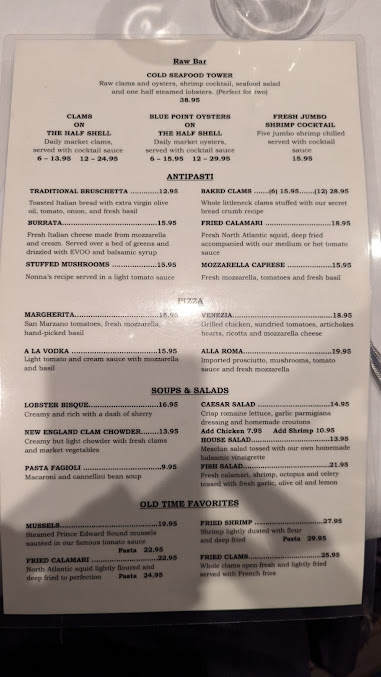 Menu Umbertos Clam House - 27