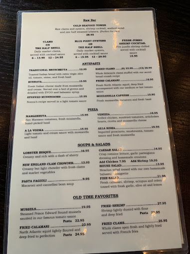 Menu Umbertos Clam House - 28