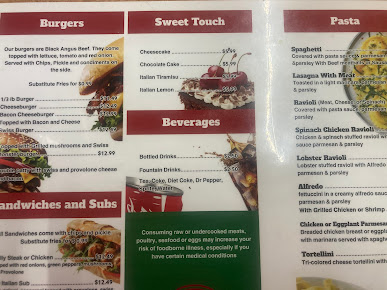 Menu Uncle Sams Restaurant - 29