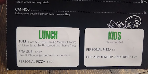 Menu Up North Pizzeria - 25