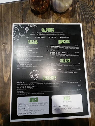 Menu Up North Pizzeria - 26