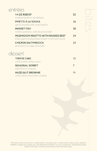 Menu Urban Oak Rooftop Bar & Lounge - 24