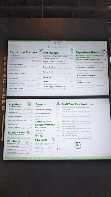 Menu Urban Olive Mediterranean - 22