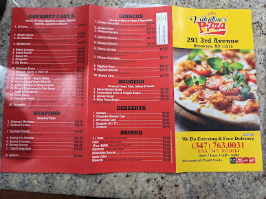 Menu Valentino's Pizza Brooklyn - 21