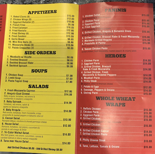 Menu Valentino's Pizza Brooklyn - 22