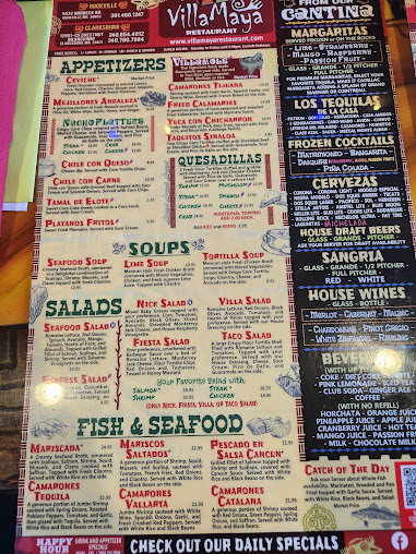 Menu Villa Maya - 26