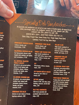 Menu Village Deli And Grill- Village District (Downtown) - 21