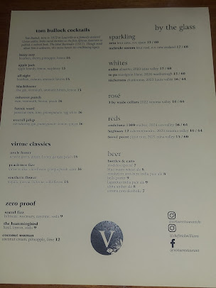 Menu Virtue Restaurant - 22