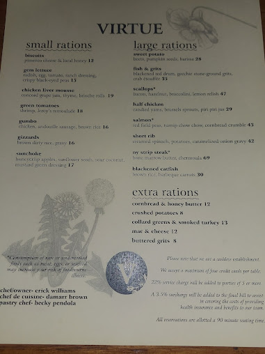 Menu Virtue Restaurant - 25