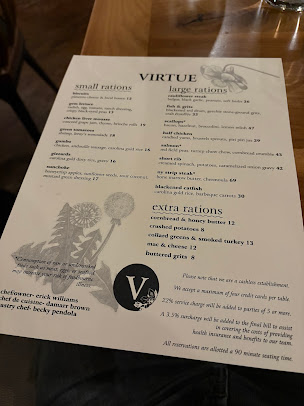 Menu Virtue Restaurant - 28