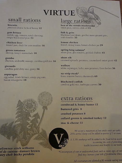 Menu Virtue Restaurant - 29
