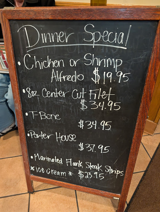 Menu Wagon Wheel Restaurant - 20