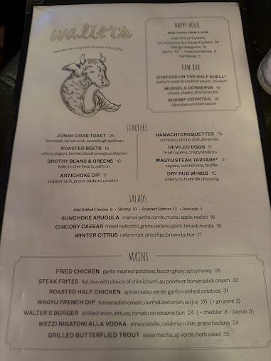 Menu Walter's - 20