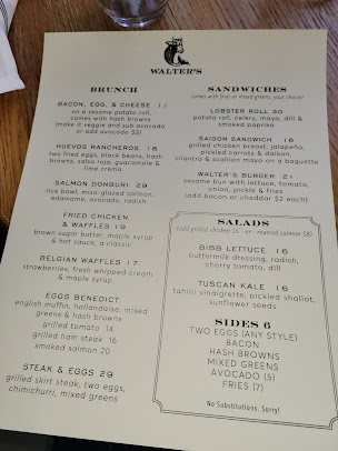 Menu Walter's - 22