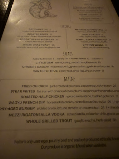 Menu Walter's - 23