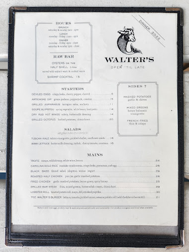 Menu Walter's - 24
