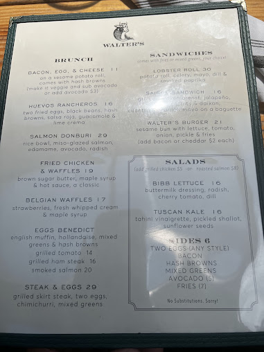Menu Walter's - 28