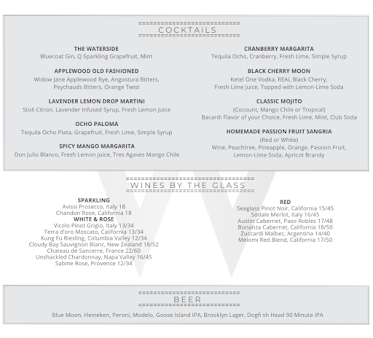 Menu Waterside Restaurant And Catering - 21