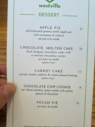 Menu Westville Wall Street - 22